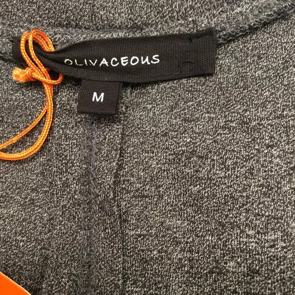 OLIVACEOUS NEW Women's Gray Daily Look Sheath Dress Size Medium - Picture 6 of 7